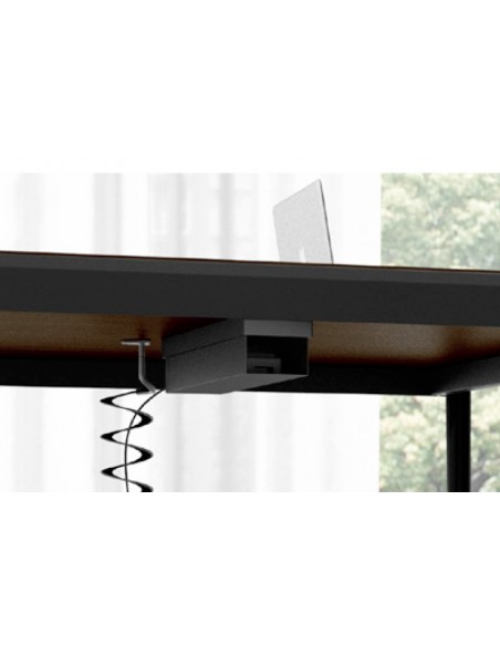 Goulotte d’électrification pour table de réunion X9 – Officity.
