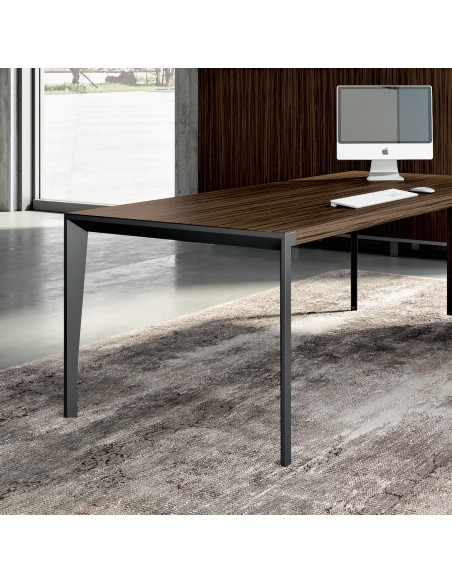 Bureau d’angle avec retour crédence design X9– Officity