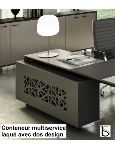 Bureau d’angle avec retour crédence design X9– Officity