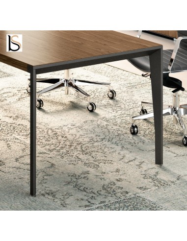 Bureau d’angle avec crédence laquée X9– Officity