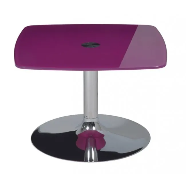 Table basse avec plateau en verre Daphné !