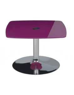Table basse avec plateau en verre Daphné !