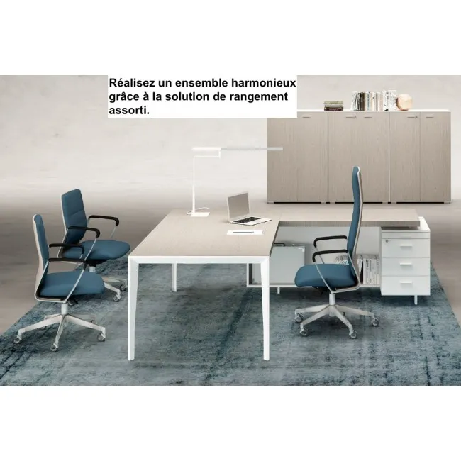 Bureau d’angle mixte série X9– Officity