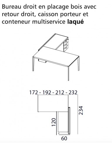 Bureau d’angle mixte série X9– Officity