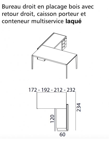 Bureau d’angle mixte série X9– Officity