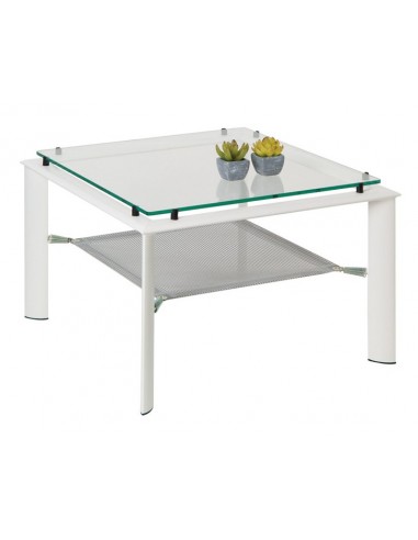 Table basse avec plateau en verre Diego - Genexco