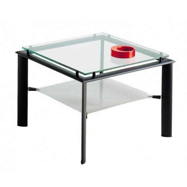 Table basse avec plateau en verre Diego - Genexco