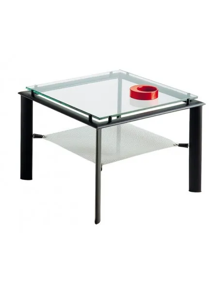 Table basse avec plateau en verre Diego - Genexco