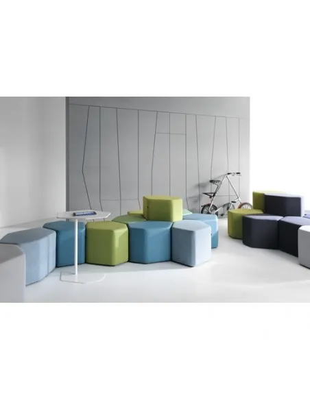 Poufs d’accueil finition tissu - MDD