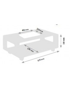 Table basse en métal modèle Printemps de Genexco 2