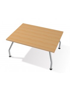 Table basse avec plateau en bois, modèle Izar forme rectangulaire - SOKOA