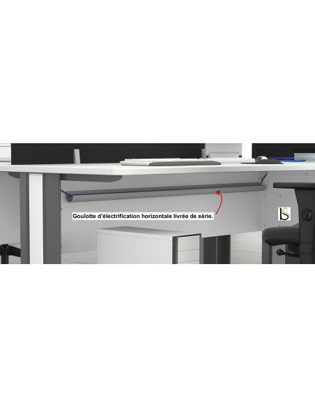 Bureau compact 90° Sigma – Mobel Linea