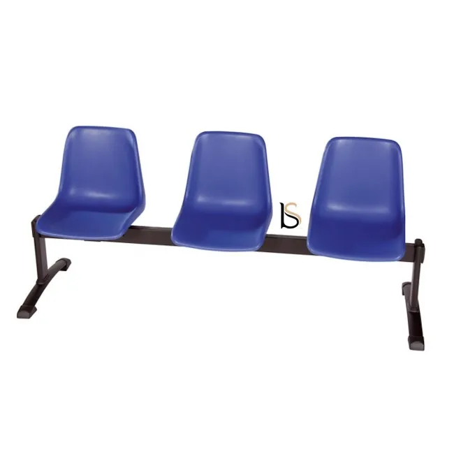 Banc d’accueil Elen avec assises en polypropylène.