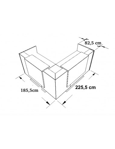 Banque d’accueil d’angle Z2 - Officity
