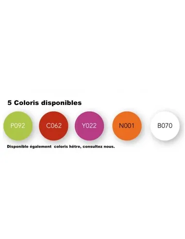 Table basse avec plateau de couleur Roxane - GENEXCO