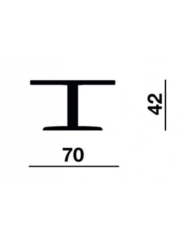 Table basse Offisit modèle T01 plateau rond en mélaminé