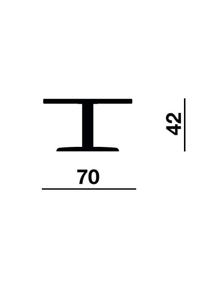 Table basse Offisit modèle T01 plateau rond en mélaminé