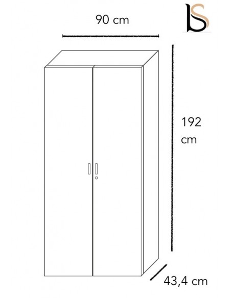 Grande armoire de rangement Pigreco – MARTEX.
