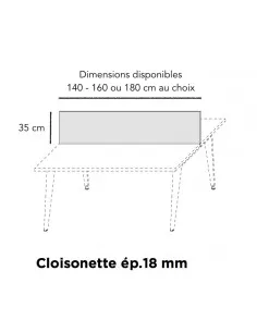 Cloisonette de séparation Pigreco - MARTEX. 2