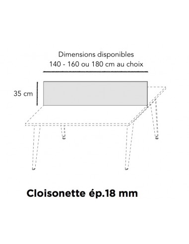 Cloisonette de séparation Pigreco - MARTEX.