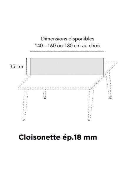 Cloisonette de séparation Pigreco - MARTEX.