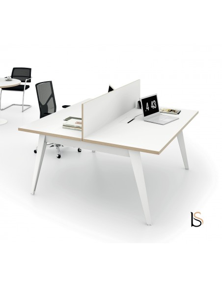 Bureau bench 2 personnes Pigreco – Martex.