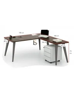 Bureau avec retour Pigreco – MARTEX 2
