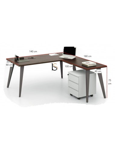 Bureau avec retour Pigreco – MARTEX