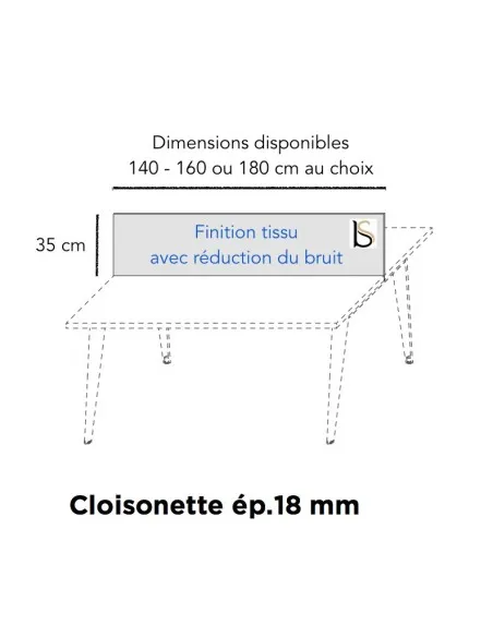 Cloisonette de séparation acoustique Pigreco - MARTEX.