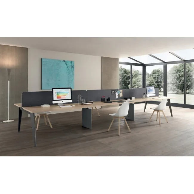 Bureau bench 6 personnes Pigreco – MARTEX.