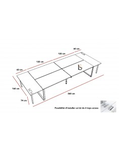 Table de réunion Ogi Q – MDD 2