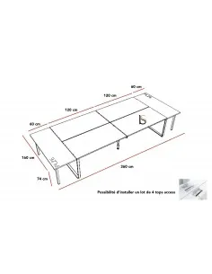 Table de réunion Ogi Q – MDD 2