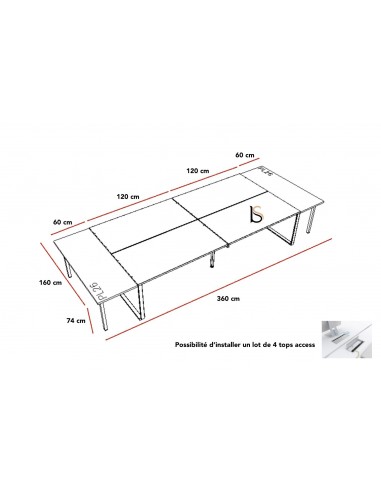 Table de réunion Ogi Q – MDD