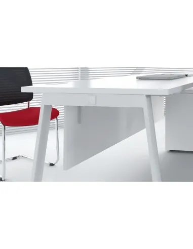 Voile de fond en mélaminé pour bureaux MDD