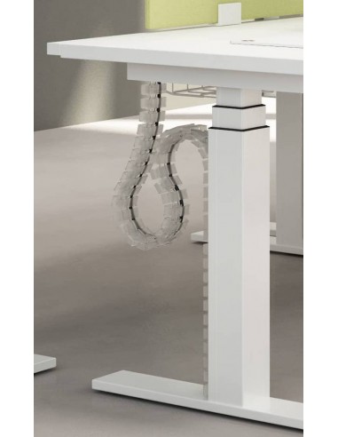 Colonne guide câbles pour bureaux réglables en hauteur - Quadrifoglio