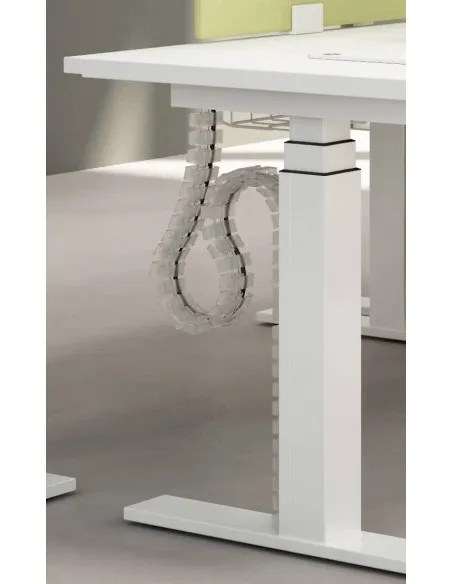 Colonne guide câbles pour bureaux réglables en hauteur - Quadrifoglio