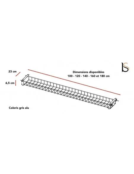Goulotte passe-câble Horizontale – Quadrifoglio.