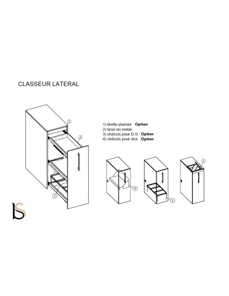 Caisson grande contenance - Quadrifoglio