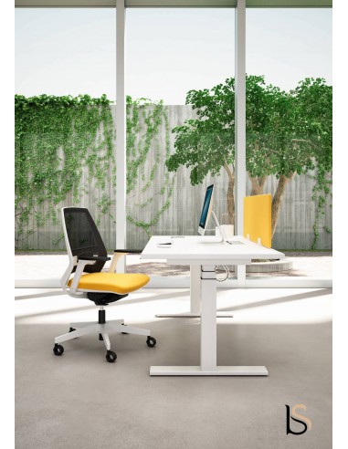 Bureau rectangulaire électrique réglable en hauteur – Quadrifoglio