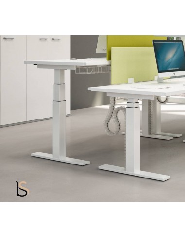 Bureau rectangulaire électrique réglable en hauteur – Quadrifoglio