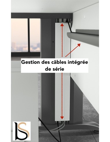 Bureau d’accueil SIGMA avec angle – Mobel Linea.
