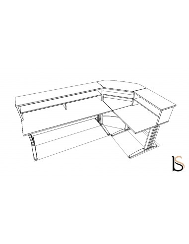 Bureau individuel Sigma Mobel Linea - Bureau Store