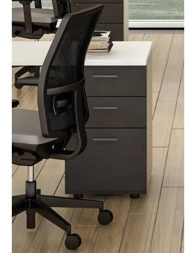 Bureau d’angle  Idea Tube avec caisson – Quadrifoglio.