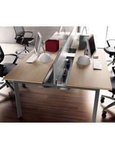 Guide câbles horizontal pour bureaux bench Star - Mobel Linea 2