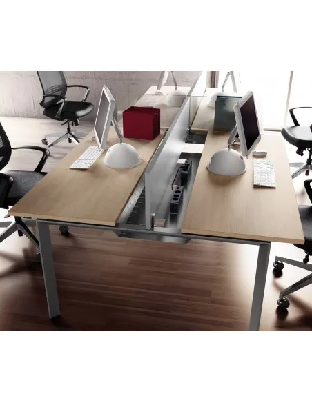 Guide câbles horizontal pour bureaux bench Star - Mobel Linea