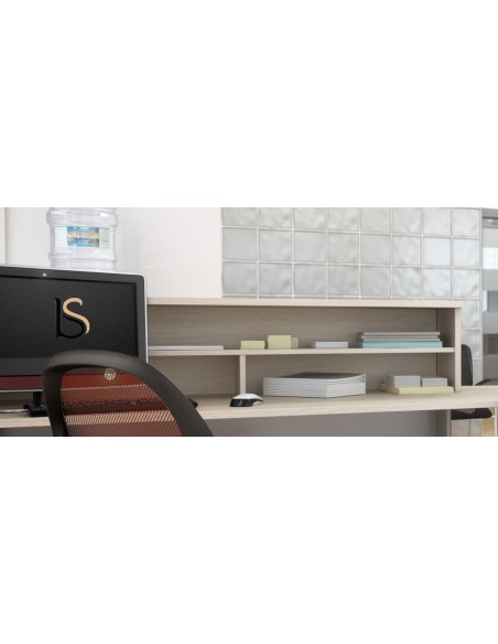 Bureau d’accueil Tono – Mobel Linea. vue réhausse