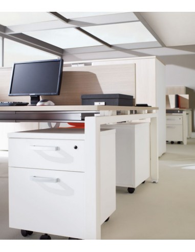 Bureau bench Quadra 6 personnes – Mobel Linea.