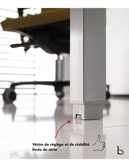 Bureau bench 4 personnes Tempo – Mobel  Linea.