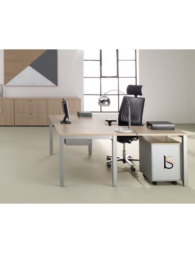▷ Bureau design Table double M4  Mobilier de bureau design en ligne