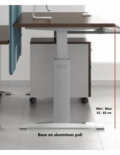 Bureau individuel réglable en hauteur - MDD 2